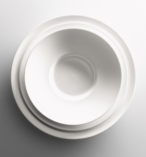 Dibbern - GRAND DINING - Gourmet-Teller - ca. 25cm (D) - weiss - Fine Bone China Porzellan