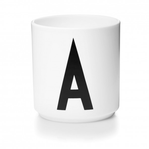 Design Letters - Arne Jacobsen - Porzellan Cup=Becher A - 9,0x8,3 cm (HxØ)