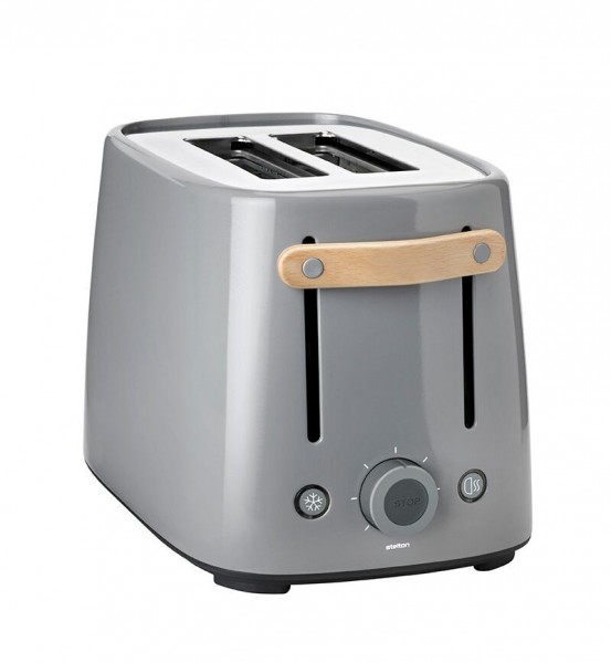 Stelton - Emma - Toaster(EU) - grau - ca. 19,5x30,5x20 cm (BxLxH) - Des.:Holmbäck,Nordentoft